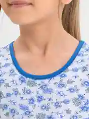 Лазурный сорочка для девочки