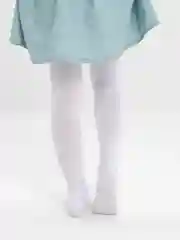 Колготки белые, ажурные, для девочки