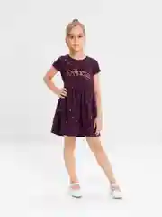 Бордовый платье для девочки, летнее