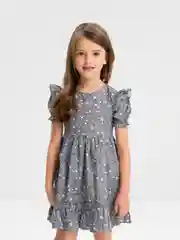 Серый платье детское