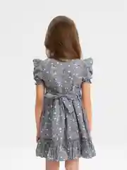 Серый платье детское