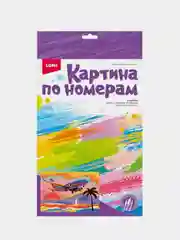 Картина по номерам для малышей транспорт "Стальная птица" Lori