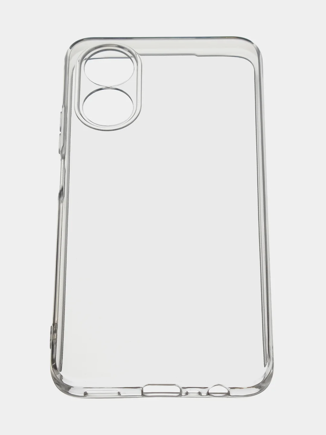 Чехол для Oppo A17 (4G) / Oppo A17K (4G) прозрачный, силиконовый