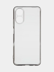 Чехол для Oppo A17 (4G) / Oppo A17K (4G) прозрачный, силиконовый