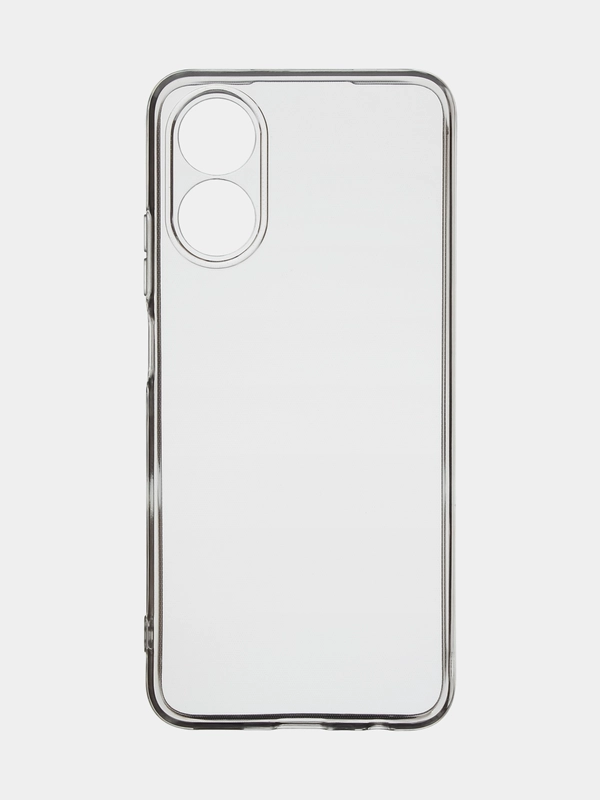 Чехол для Oppo A17 (4G) / Oppo A17K (4G) прозрачный, силиконовый