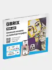 Алмазная мозаика по твоей фотографии на подрамнике, Qbrix Pop-art, A3