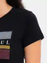 Черный женская футболка, из хлопка, с принтом, "BEUTIFUL"
