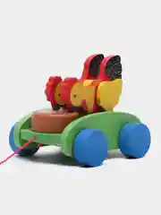 Каталка стучалка на веревочке