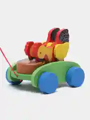 Каталка стучалка на веревочке