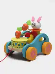 Каталка стучалка на веревочке