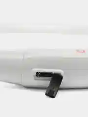 Белый светящийся LED-ошейник для собак, непромокаемый, на USB-зарядке