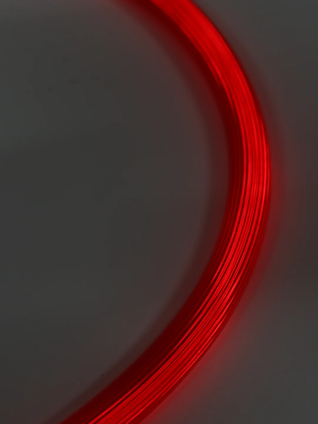 Красный светящийся LED-ошейник для собак, непромокаемый, на USB-зарядке