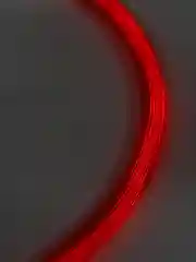 Красный светящийся LED-ошейник для собак, непромокаемый, на USB-зарядке
