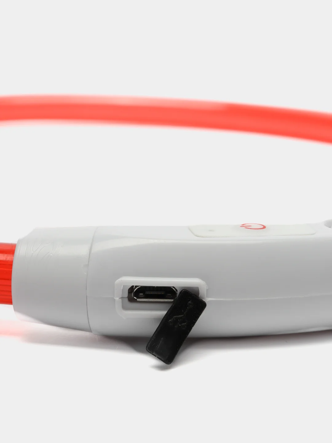 Красный светящийся LED-ошейник для собак, непромокаемый, на USB-зарядке