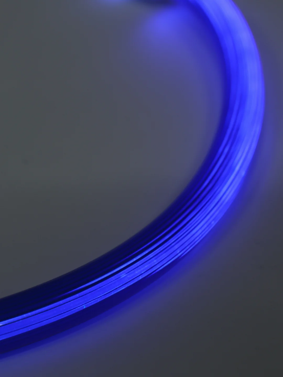 Синий светящийся LED-ошейник для собак, непромокаемый, на USB-зарядке