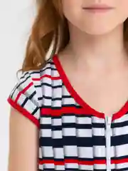 Красный летний халат для девочки