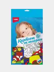 Набор для детского творчества, картина по номерам для малышей "Белочка в лесу", Lori
