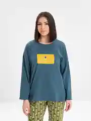 Зелёный хаки пижама женская Samo