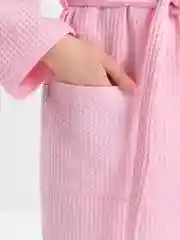Халат, женский, с капюшоном, вафельный, Lilians