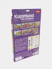 Набор для детского творчества. Картина по номерам для малышей "Спортивный мотоцикл". Lori