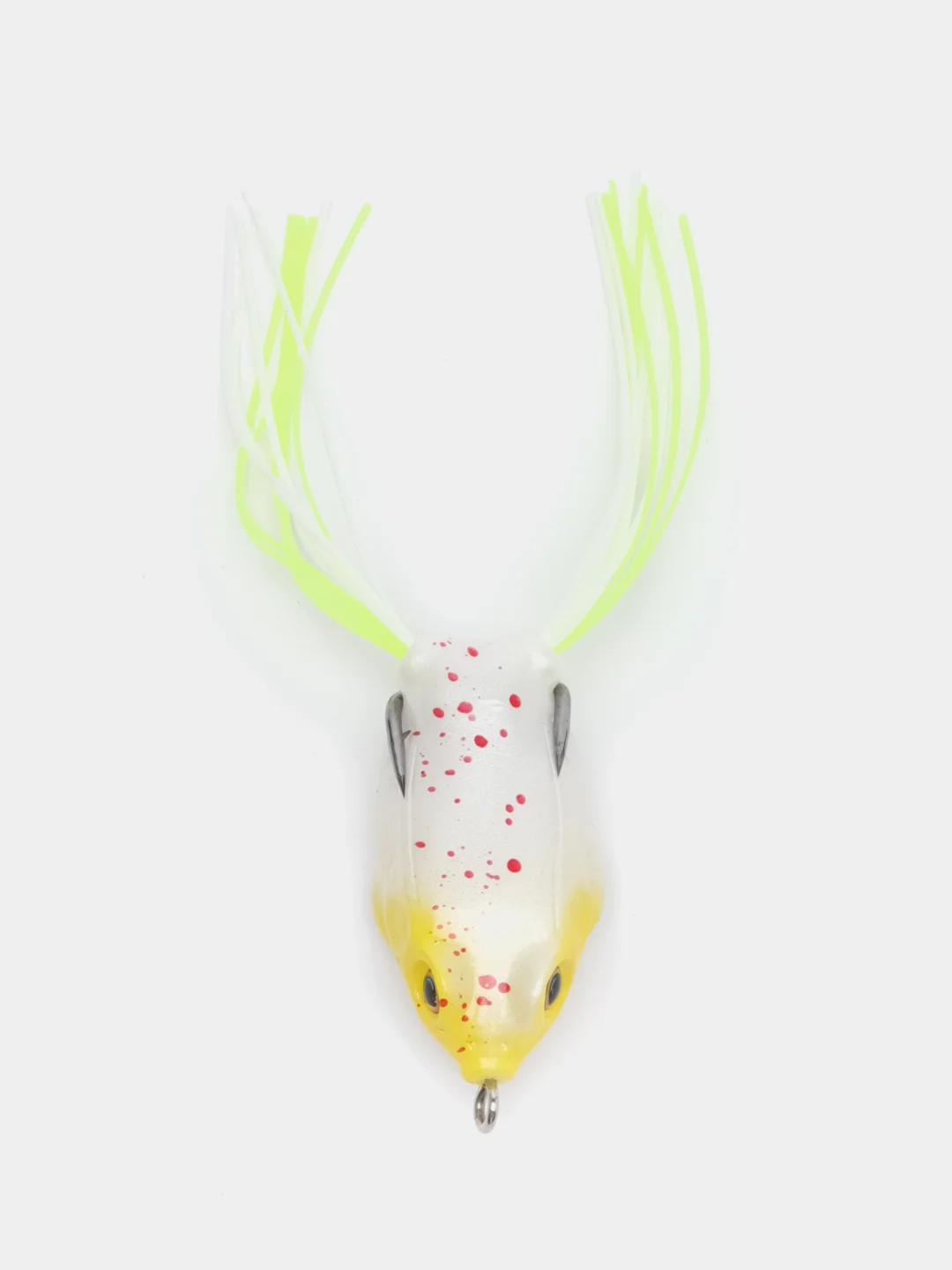 Белый лягушка-незацепляйка Namazu Frog. Длина 45 мм, вес 6 г, N-F45-6