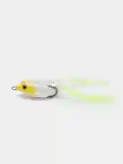 Белый лягушка-незацепляйка Namazu Frog. Длина 45 мм, вес 6 г, N-F45-6
