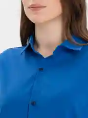 Синий рубашка женская