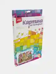 Набор для детского творчества. Картина по номерам для малышей "Разноцветный город". Lori