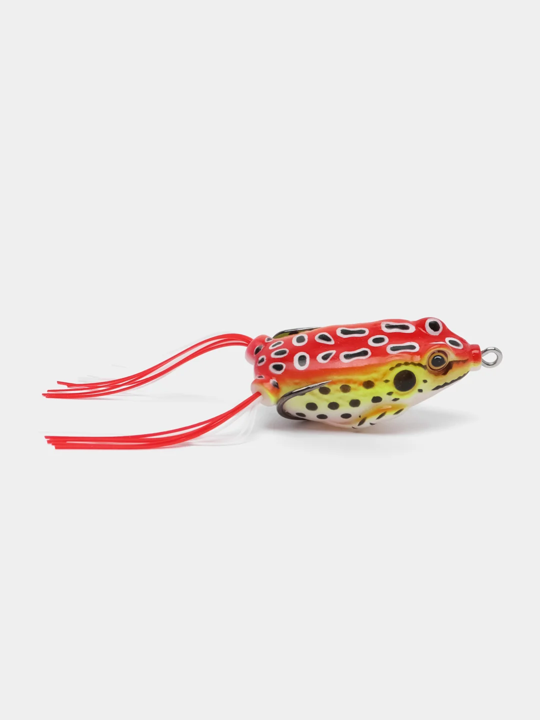Красный лягушка-незацепляйка Namazu Frog. Длина 60 мм, вес 12 гр. N-F60-12