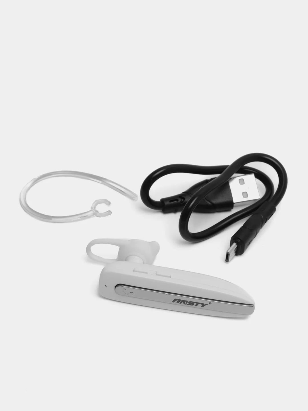 Белый bluetooth-гарнитура Ansty Bass Sound Business Headset №-02