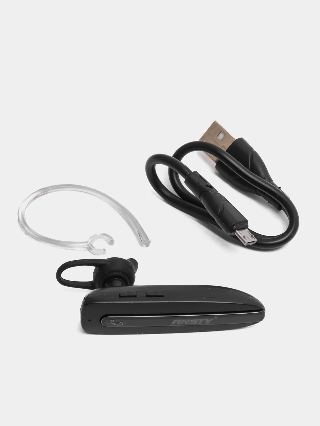 Черный bluetooth-гарнитура Ansty Bass Sound Business Headset №-02
