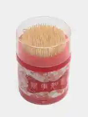 Красный зубочистки бамбуковые, двусторонние