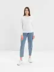 Белый свитшот женский