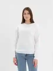 Белый свитшот женский