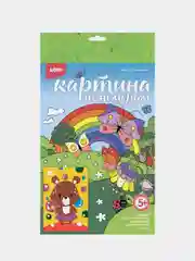 Картина по номерам для малышей веселые картинки "Мишкина радость", Lori
