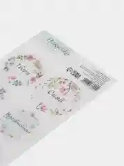 Мятный наклейки на подарки и цветы / Стикеры для оформления подарка