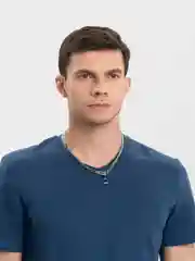 Черный цепочка на шею из нержавеющей стали мужская