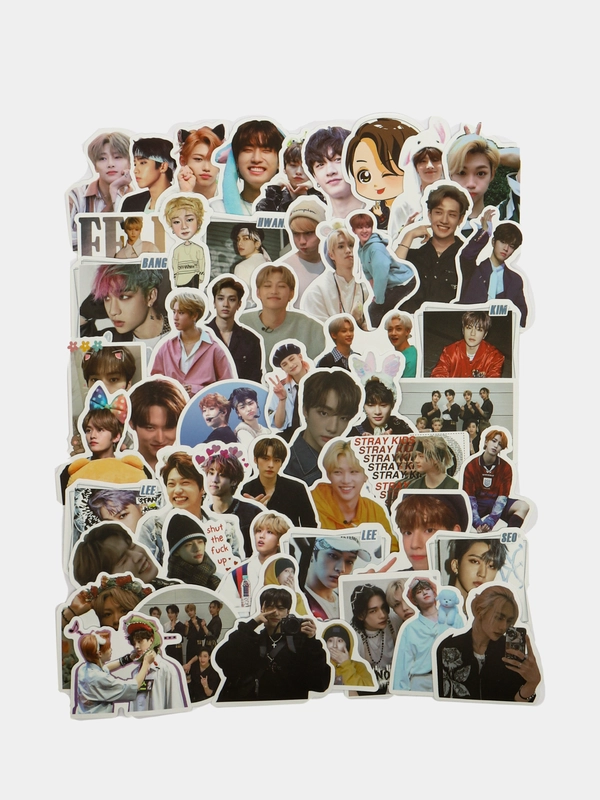 Стикеры K-POP группы Stray Kids, 50 шт