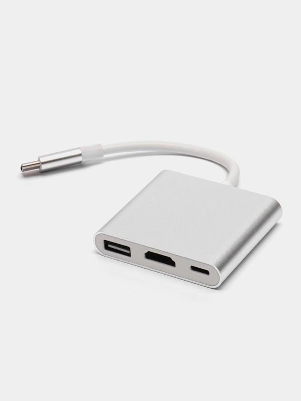 Переходник USB hdmi HUB для Macbook, Type-c to USB, Type-c to HDMI