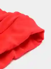 Красный шапочка для плавания тканевая с увеличенным объемом для длинных волос