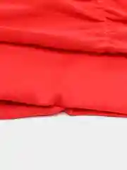 Красный шапочка для плавания тканевая с увеличенным объемом для длинных волос