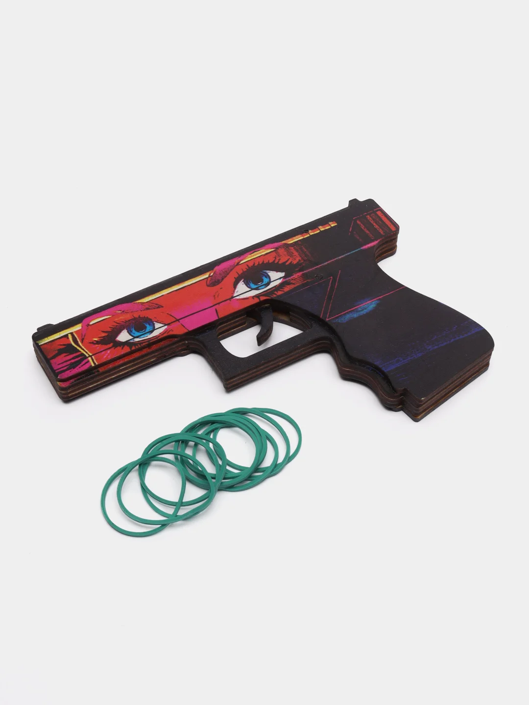Алый деревянный пистолет Glock (Глок) 18 v1.6, CS: GO, 7 цвета