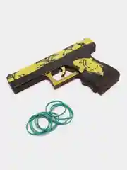 Желтый деревянный пистолет Glock (Глок) 18 v1.6, CS: GO, 7 цвета