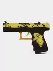 Желтый деревянный пистолет Glock (Глок) 18 v1.6, CS: GO, 7 цвета