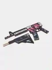Аметистовый деревянный автомат сувенир М4А4 Вой, Азимов кс го / cs go, сувенир игрушка