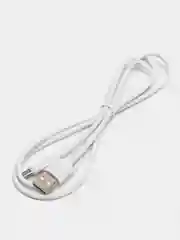 Кабель зарядный USB BOROFONE BX16 Easy, USB - Type-C / Lightning, 2А, 1 м