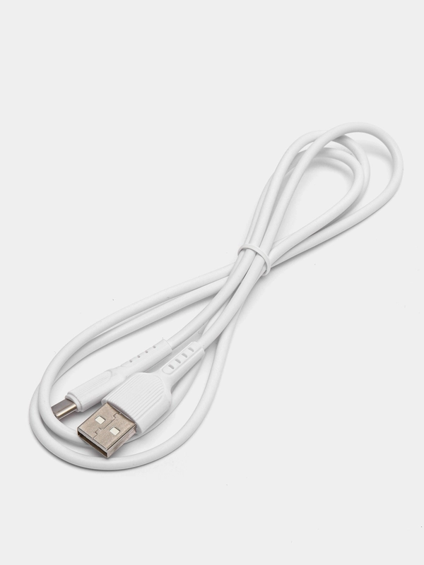 Кабель зарядный USB BOROFONE BX16 Easy, USB - Type-C / Lightning, 2А, 1 м