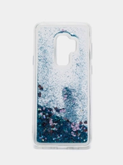 Силиконовый чехол на Samsung Galaxy S8 Plus, с блестками