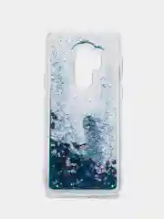 Силиконовый чехол на Samsung Galaxy S8 Plus, с блестками