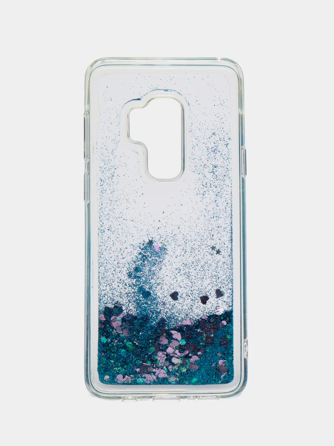 Силиконовый чехол на Samsung Galaxy S8 Plus, с блестками
